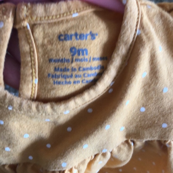 Yellow & White Polka Dot Dress - Picture 5 of 5